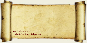 Jana Živković vizit kartica